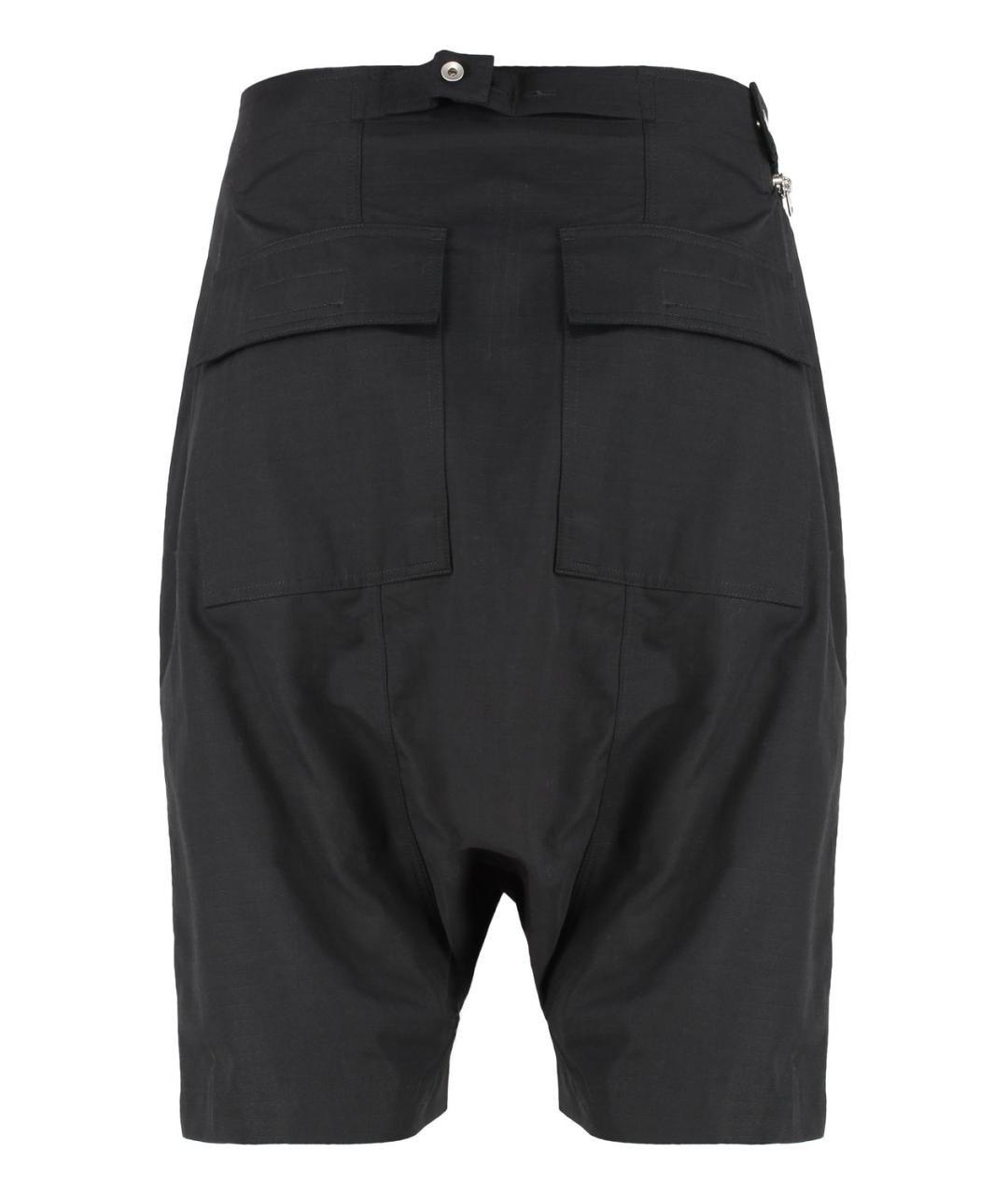 RICK OWENS DRKSHDW Черные хлопковые повседневные брюки, фото 2