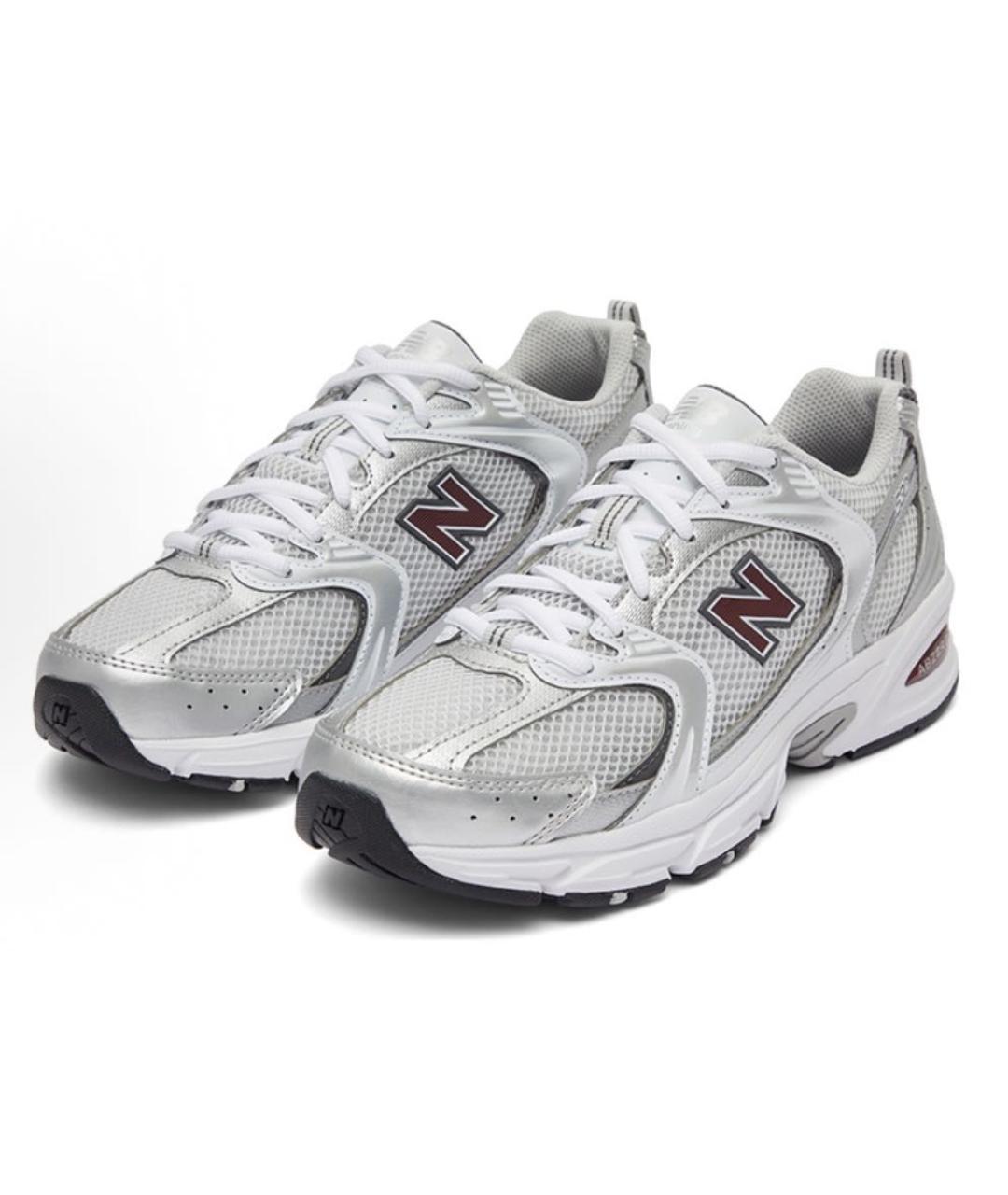 NEW BALANCE Серые синтетические кроссовки, фото 2