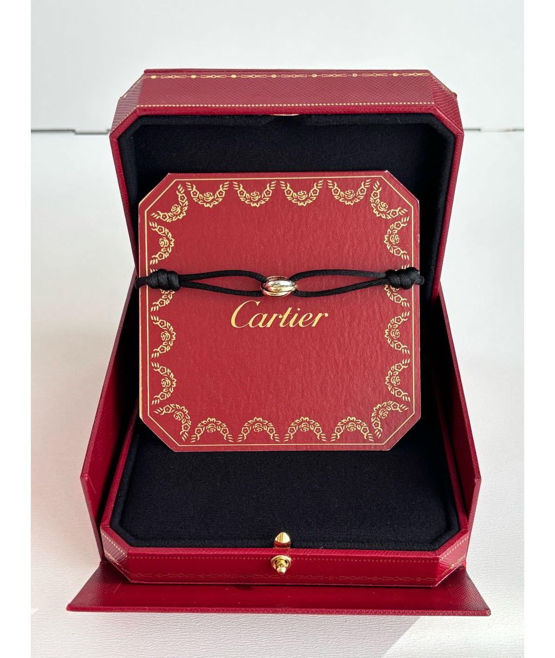 CARTIER Черный браслет из розового золота, фото 3