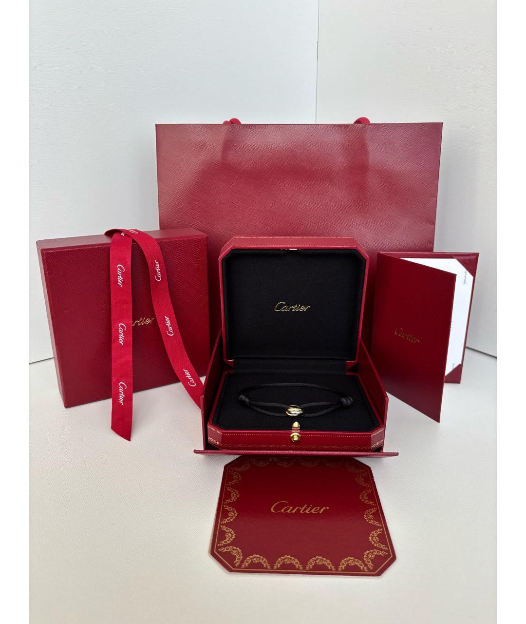 CARTIER Черный браслет из розового золота, фото 2