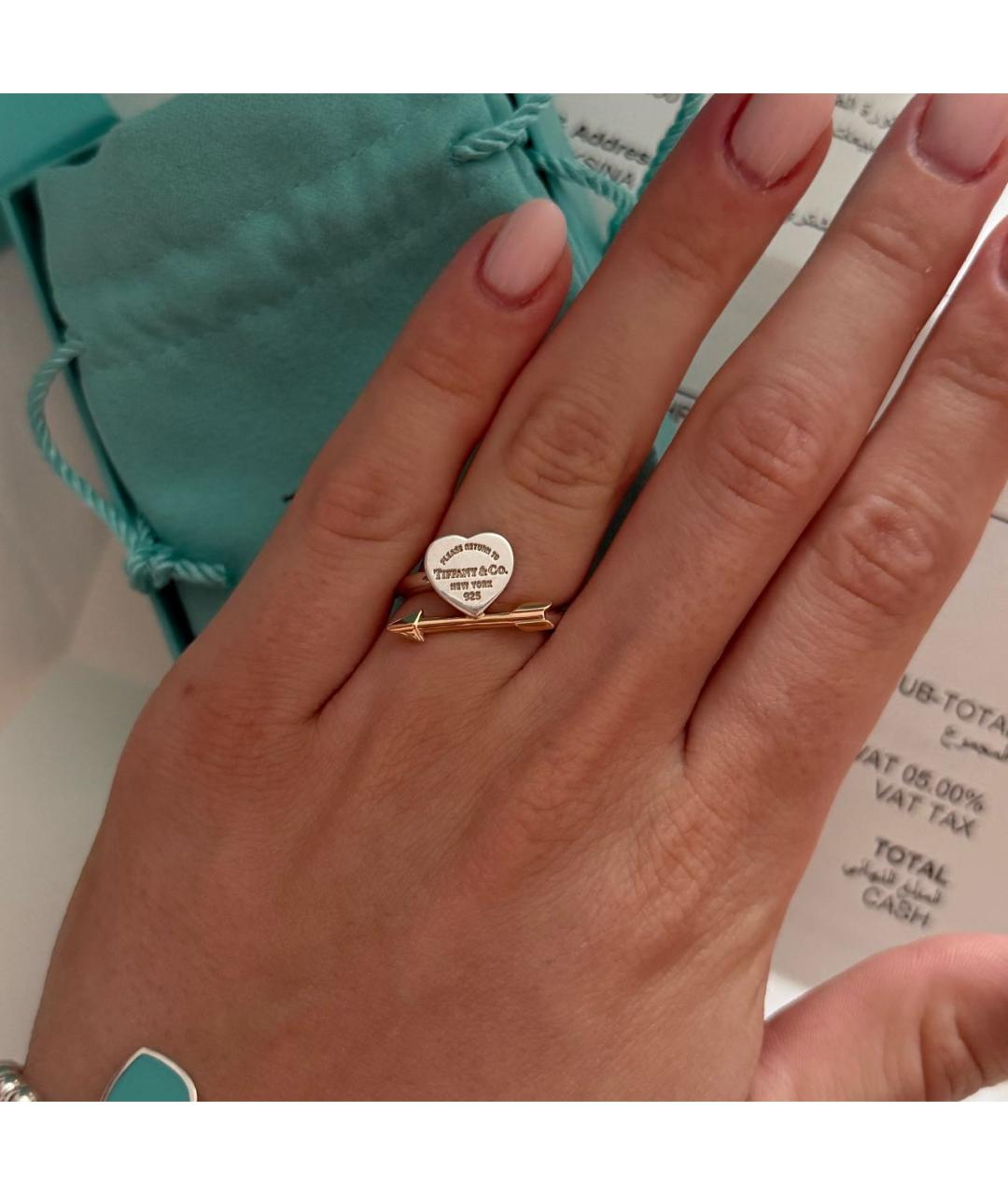 TIFFANY&CO Серебряное серебряное кольцо, фото 2