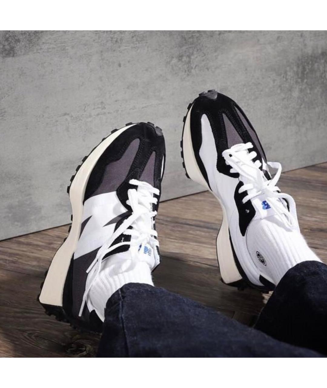 NEW BALANCE Бежевые кроссовки из искусственной кожи, фото 5