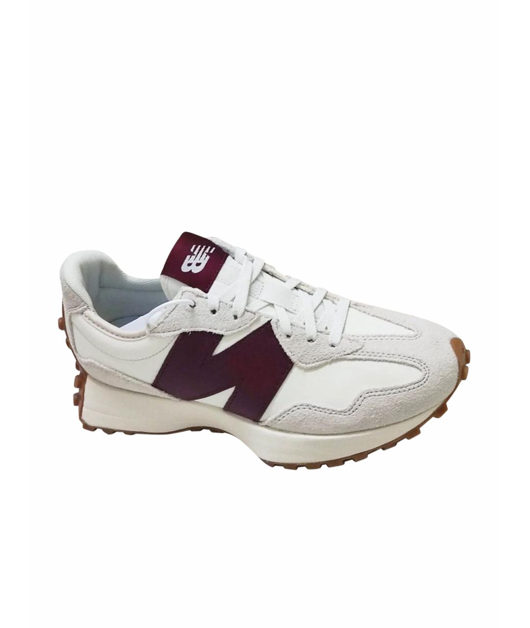 NEW BALANCE Бежевые кроссовки из искусственной кожи, фото 1