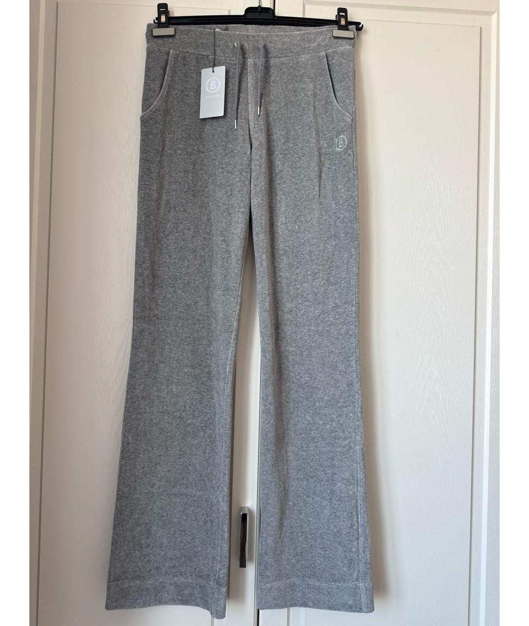 BOGNER Серые хлопковые спортивные брюки и шорты, фото 6
