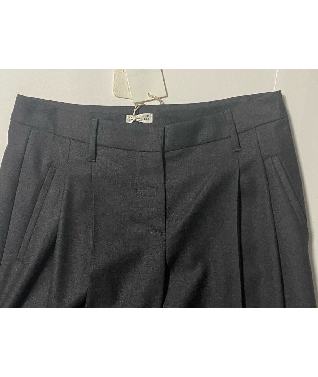 BRUNELLO CUCINELLI Шерстяные прямые брюки, фото 3