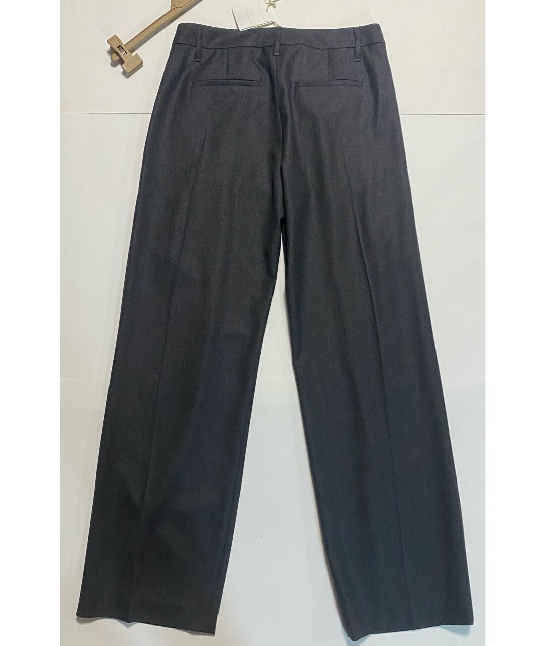 BRUNELLO CUCINELLI Шерстяные прямые брюки, фото 2