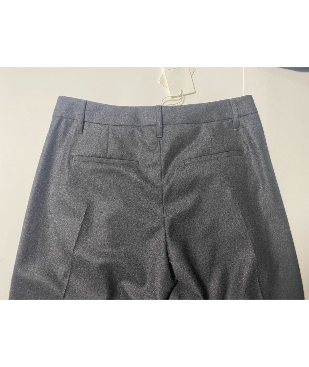 BRUNELLO CUCINELLI Шерстяные прямые брюки, фото 6