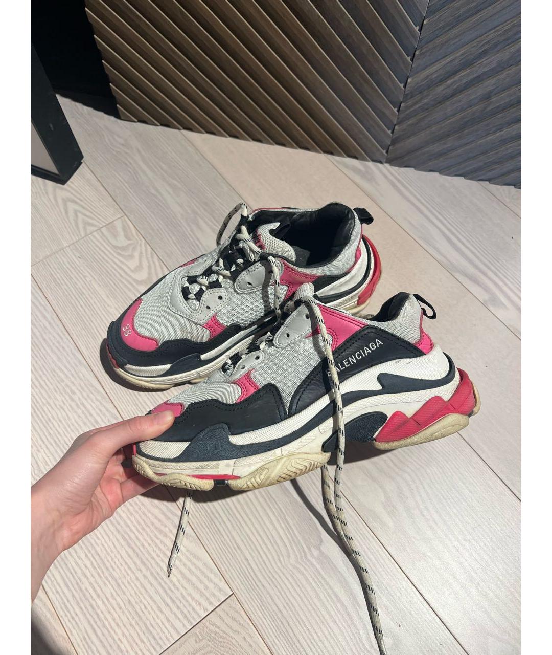 BALENCIAGA Розовые кроссовки, фото 7