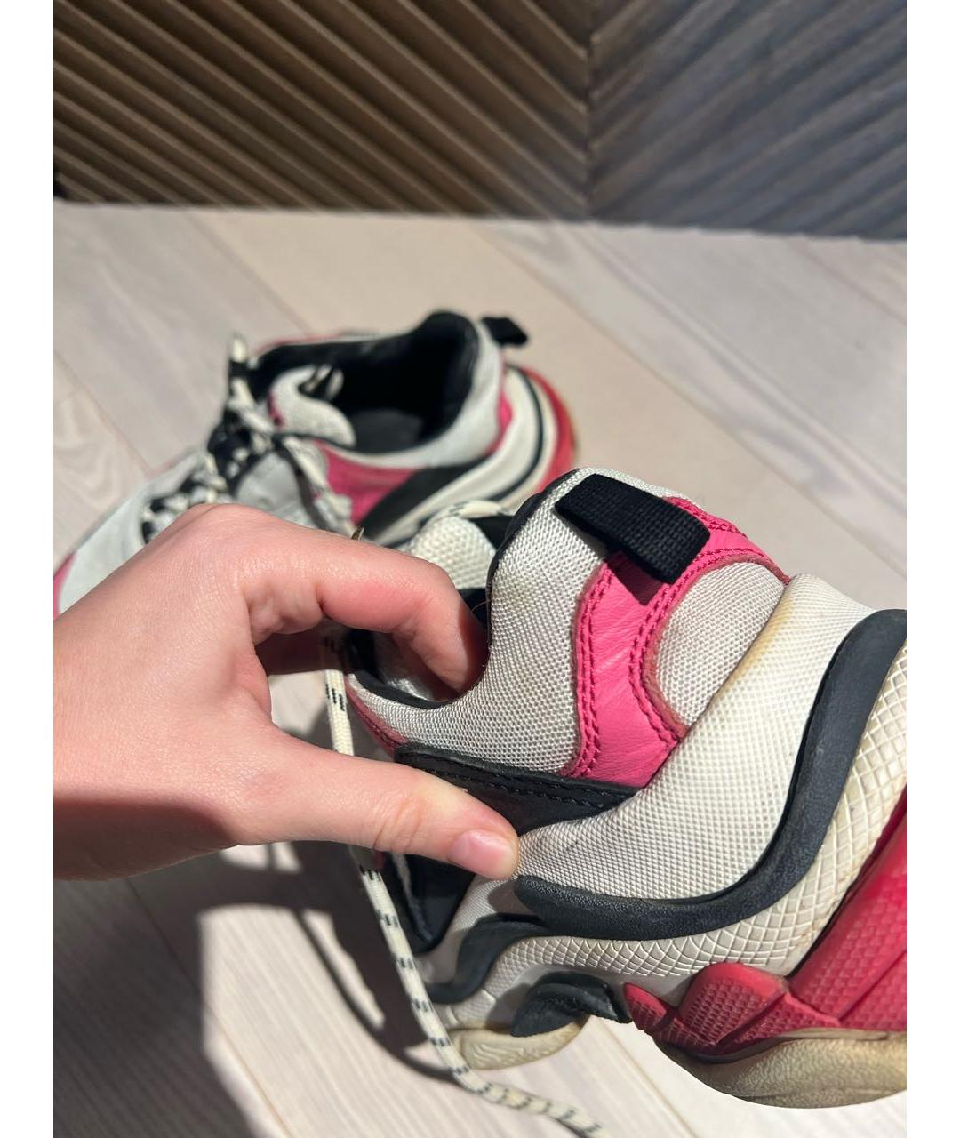 BALENCIAGA Розовые кроссовки, фото 3