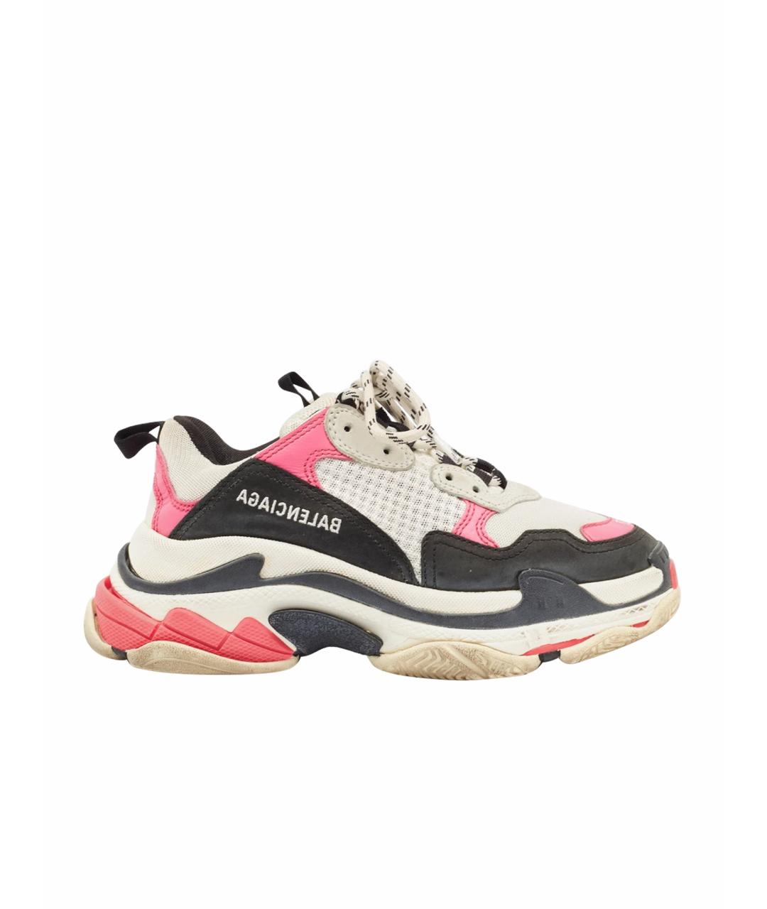 BALENCIAGA Розовые кроссовки, фото 1