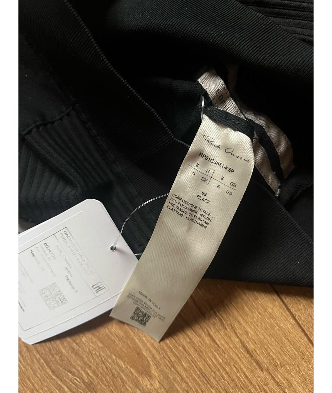 RICK OWENS Черные шорты, фото 8