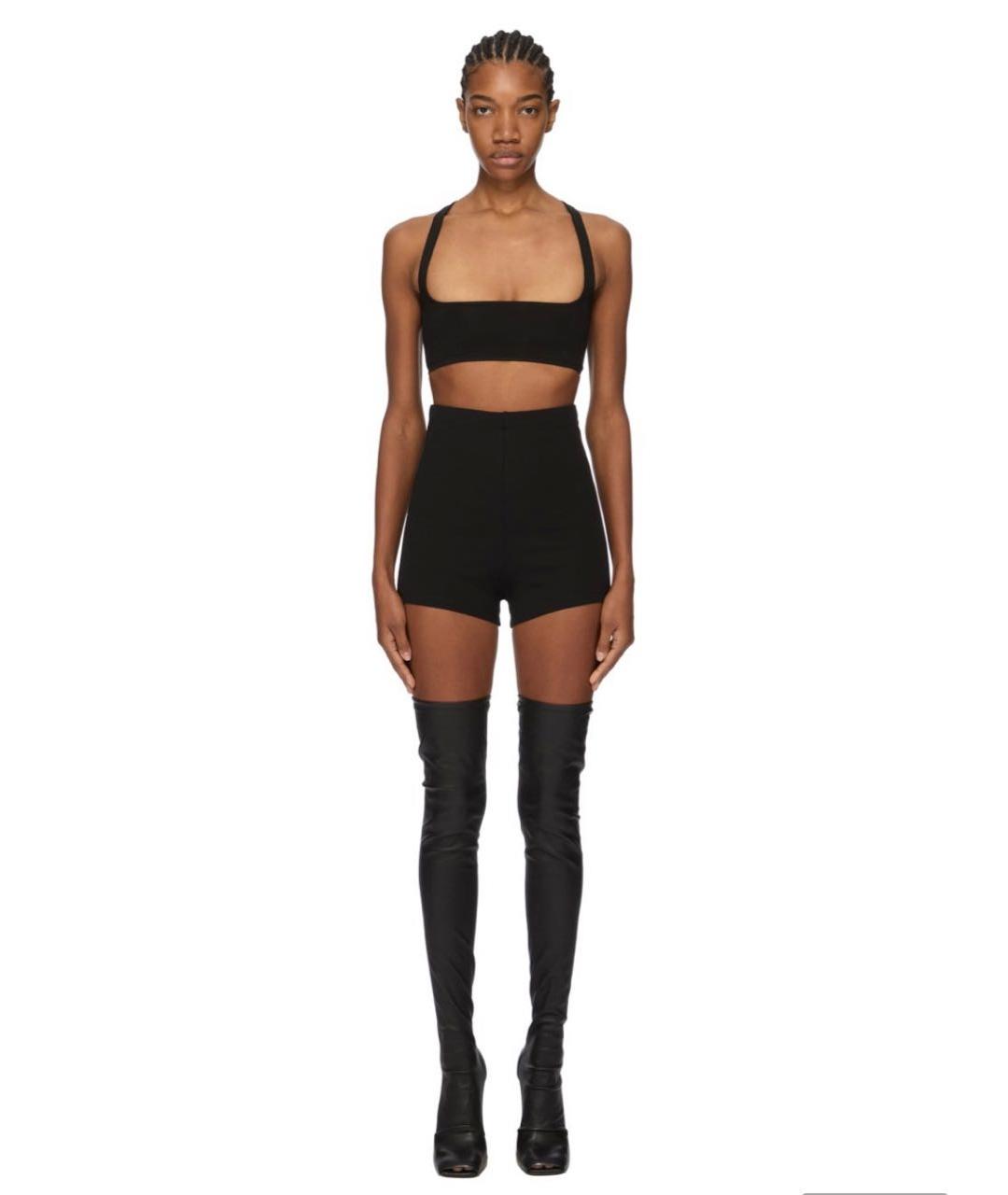 RICK OWENS Черные шорты, фото 7