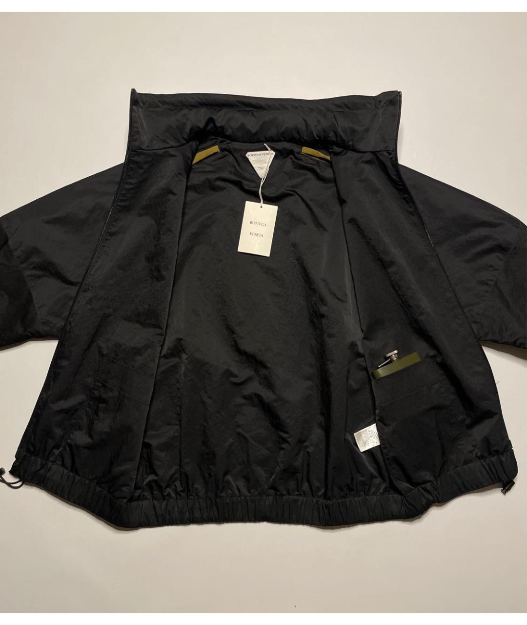 BOTTEGA VENETA Черная полиамидовая куртка, фото 4