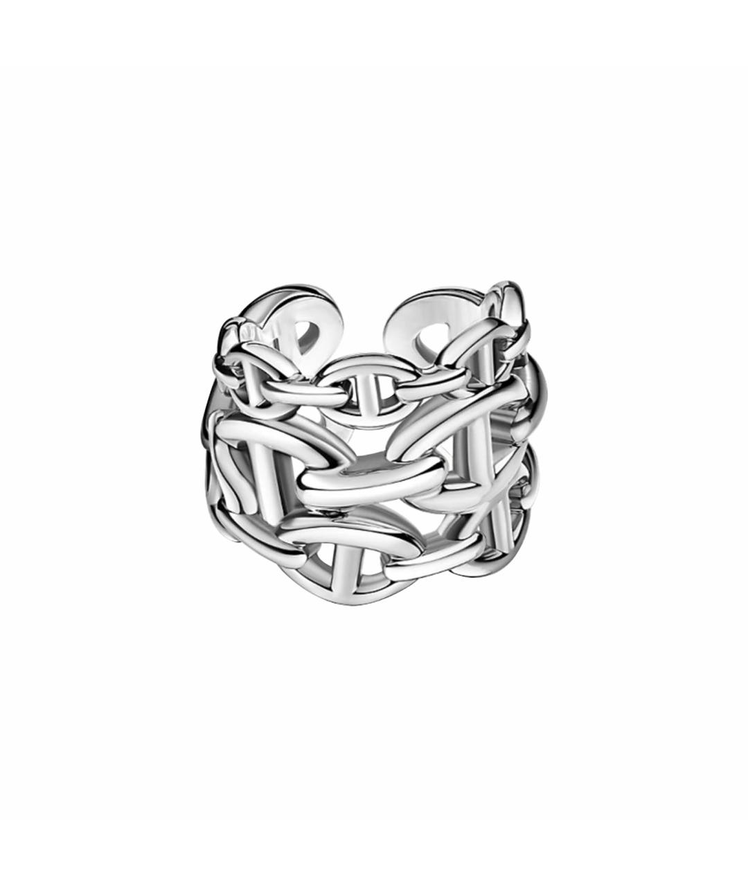 HERMES Серебряное серебряное кольцо, фото 1