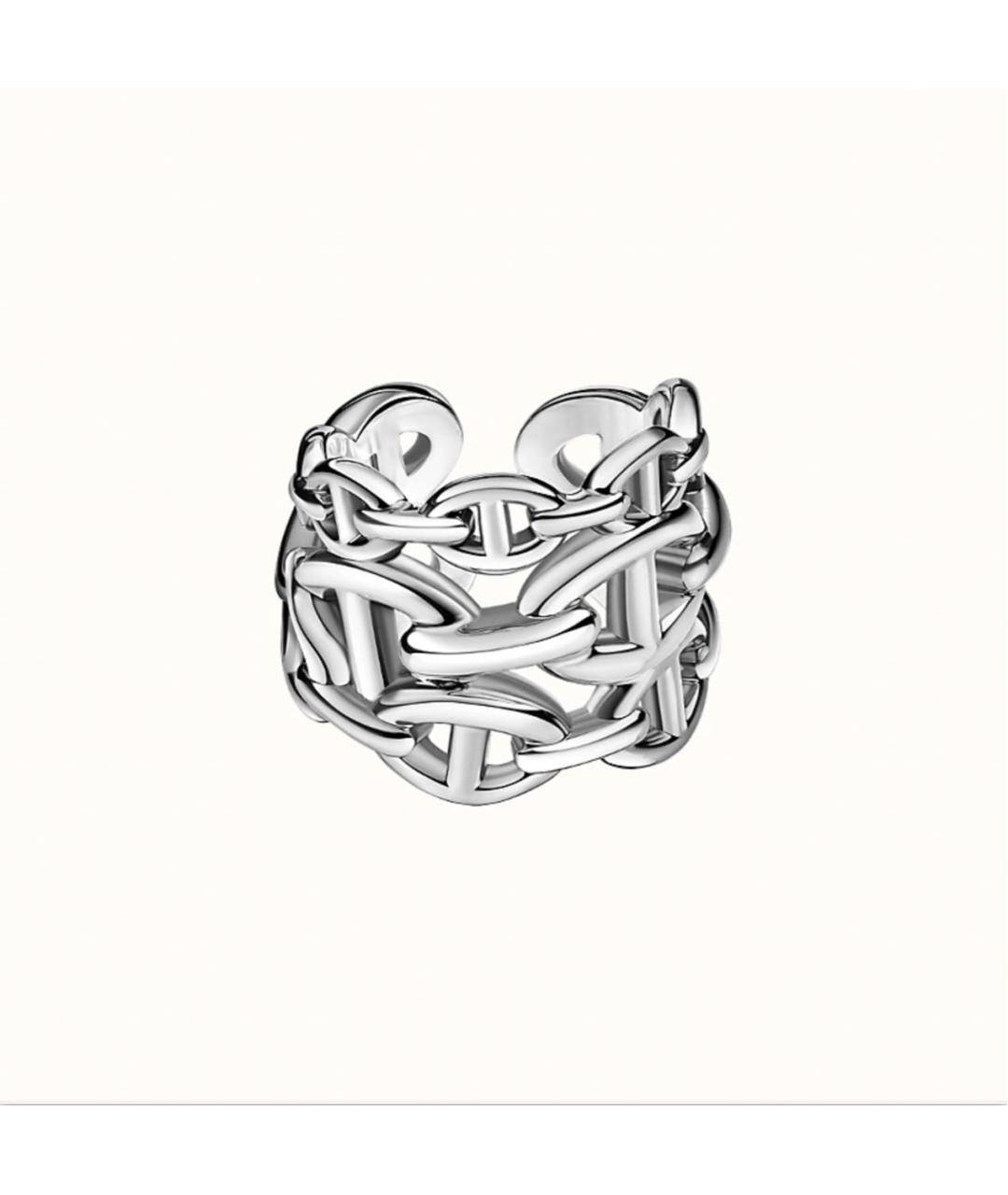 HERMES Серебряное серебряное кольцо, фото 3