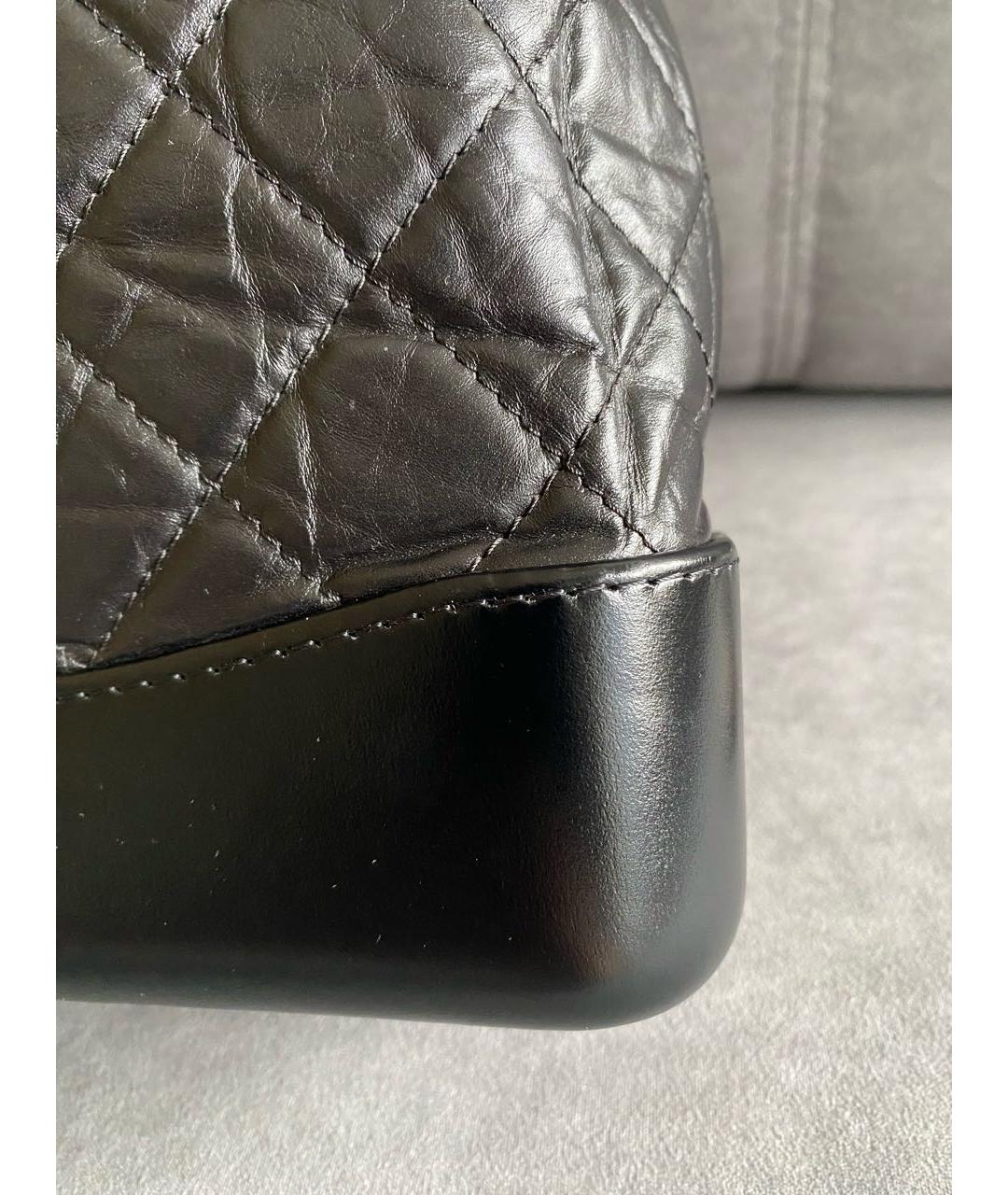 CHANEL Черный кожаный рюкзак, фото 6