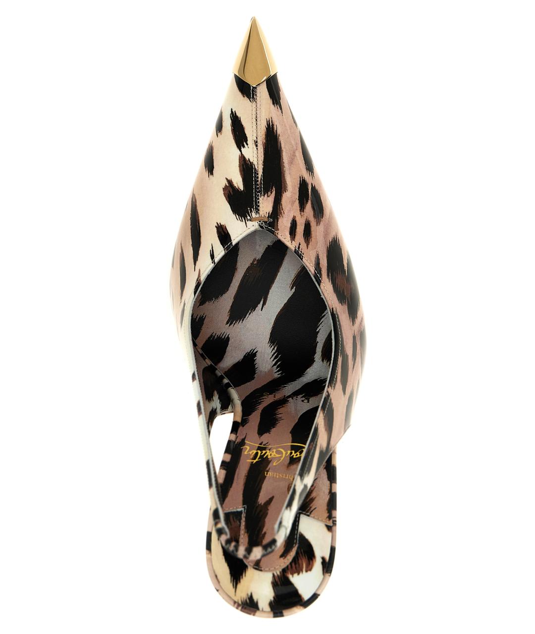 CHRISTIAN LOUBOUTIN Мульти кожаные туфли, фото 4
