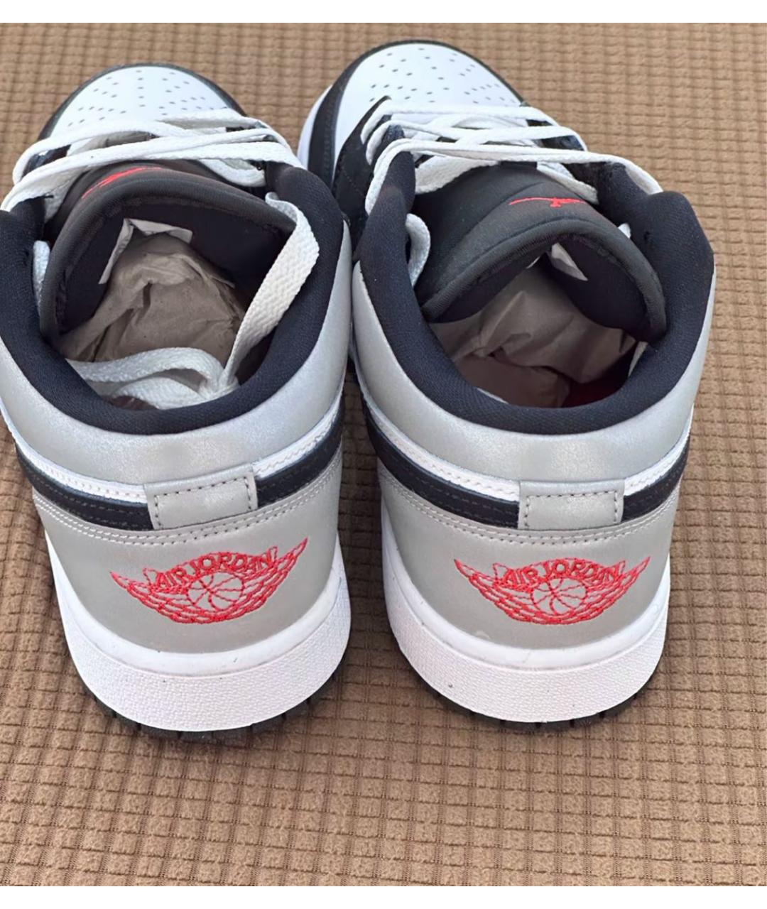 JORDAN Черные замшевые кроссовки, фото 4