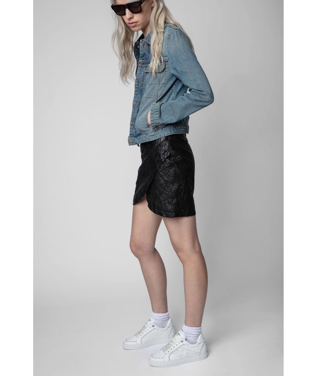 ZADIG & VOLTAIRE Белые кожаные кроссовки, фото 6
