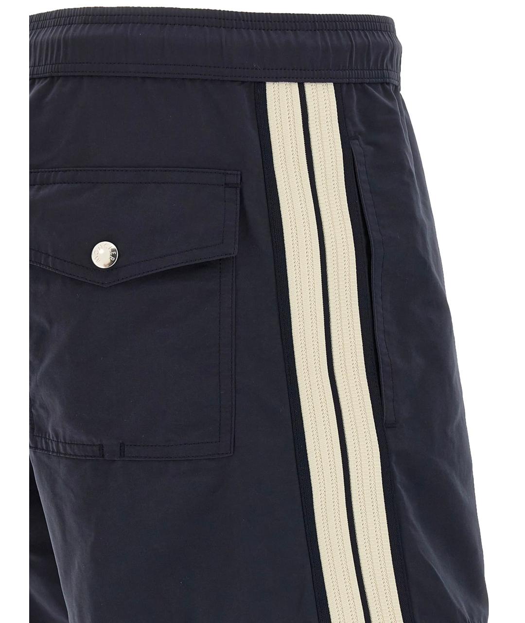MONCLER Темно-синие шорты, фото 5