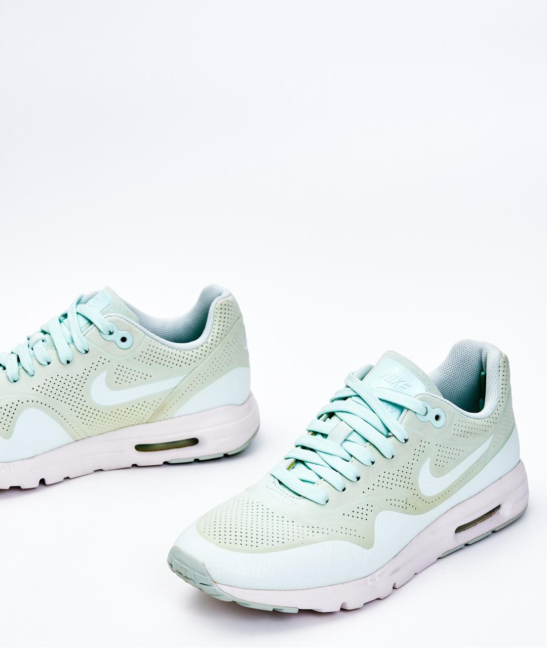 NIKE Голубые текстильные кроссовки, фото 4