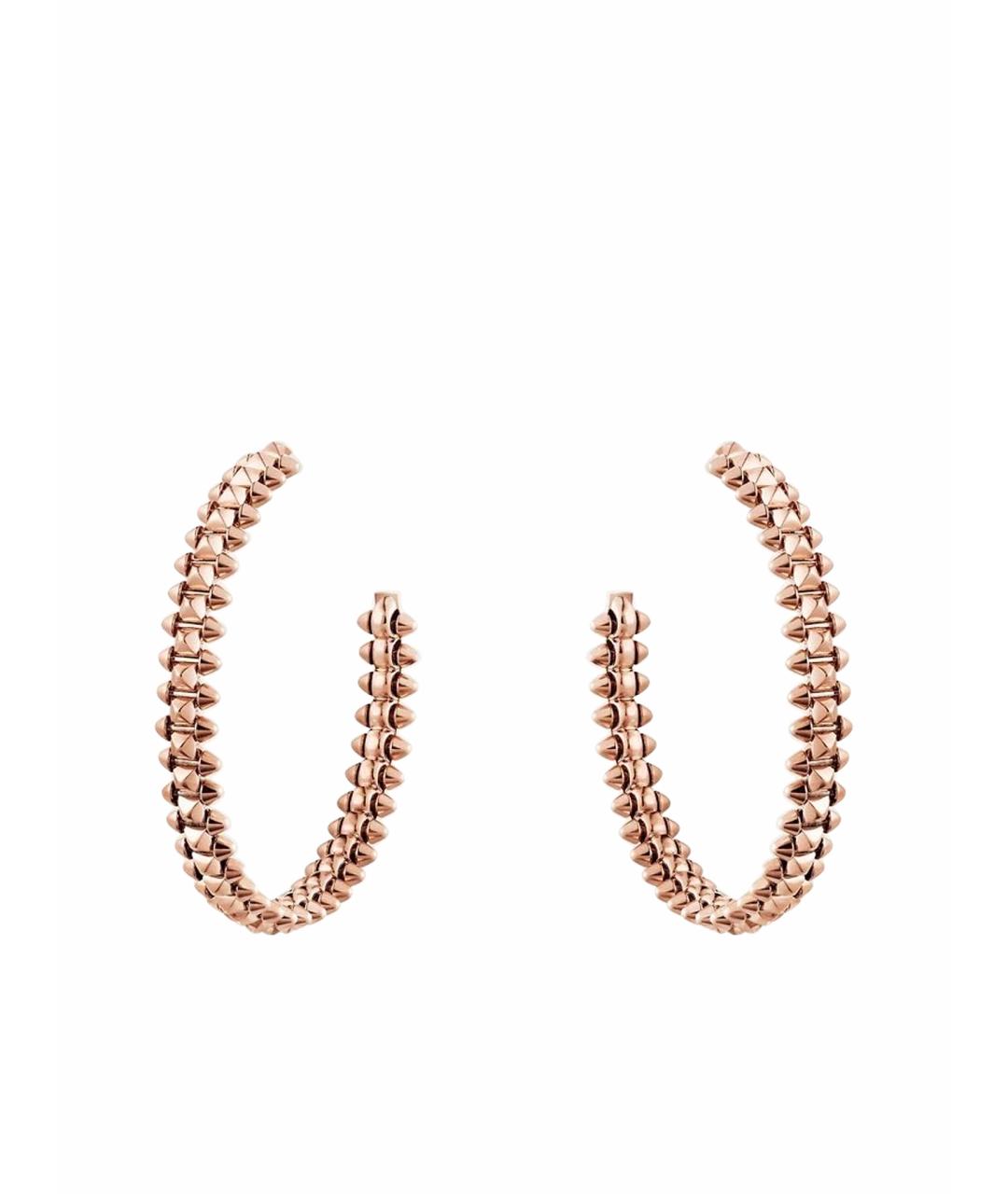 CARTIER Золотые серьги из розового золота, фото 1