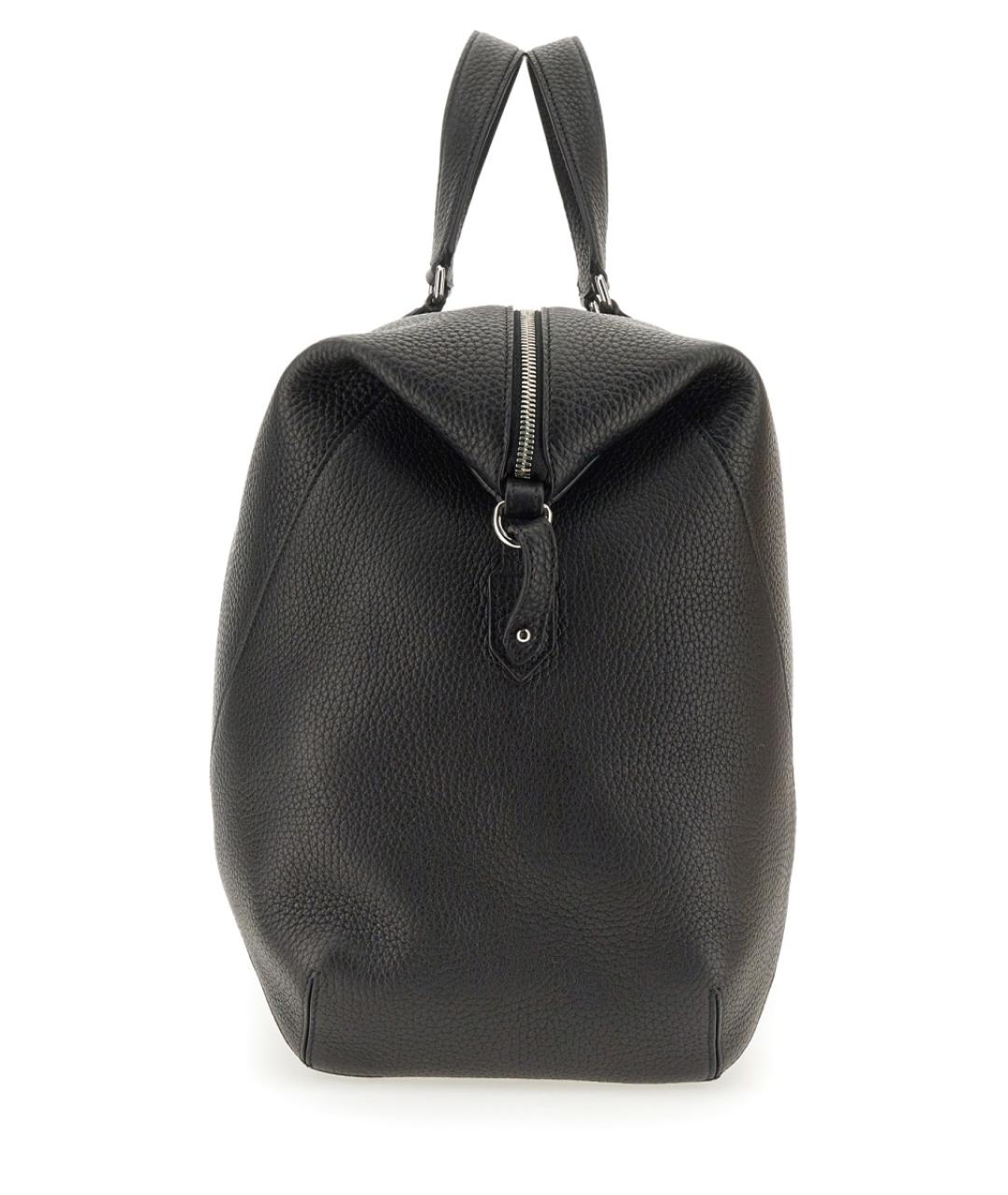ALEXANDER MCQUEEN Черный кожаный портфель, фото 4