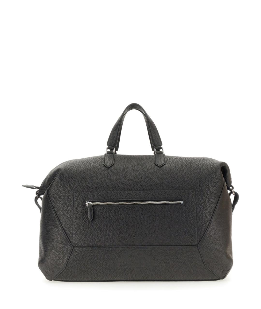 ALEXANDER MCQUEEN Черный кожаный портфель, фото 2