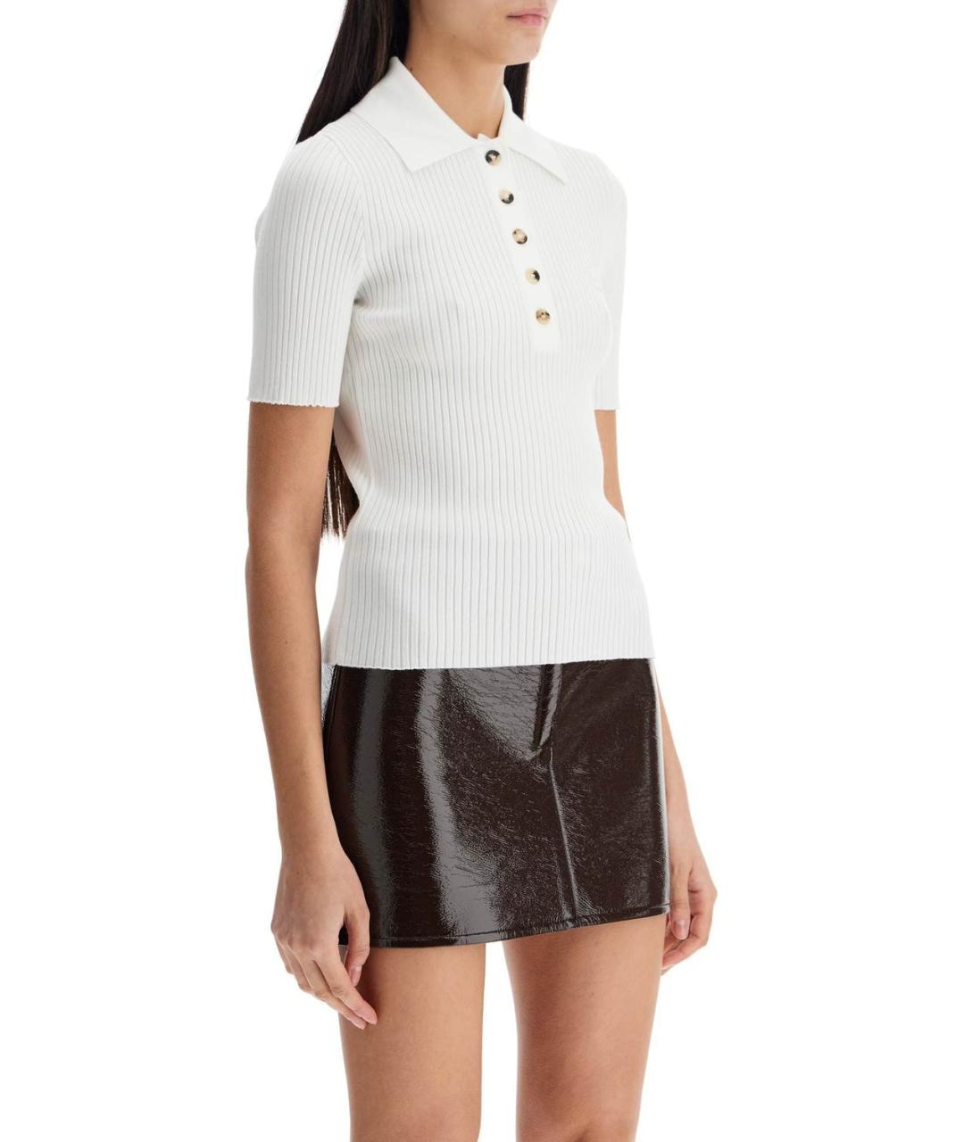 COURREGES Белая футболка, фото 2