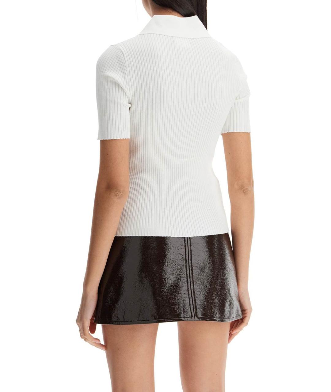 COURREGES Белая футболка, фото 3