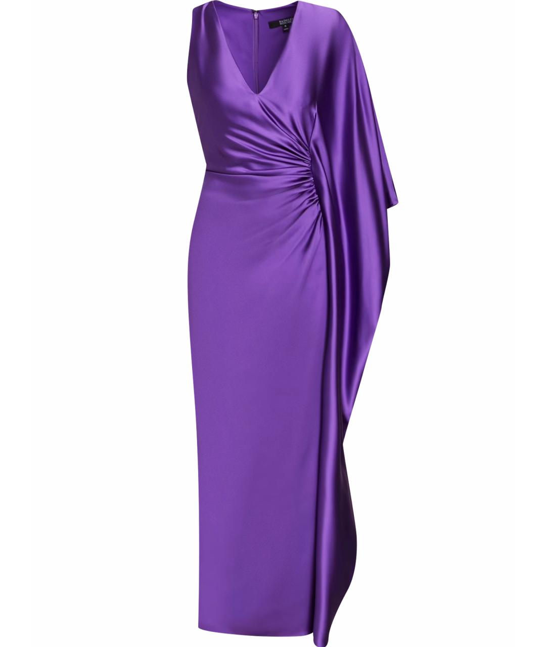 BADGLEY MISCHKA Фиолетовое коктейльное платье, фото 1