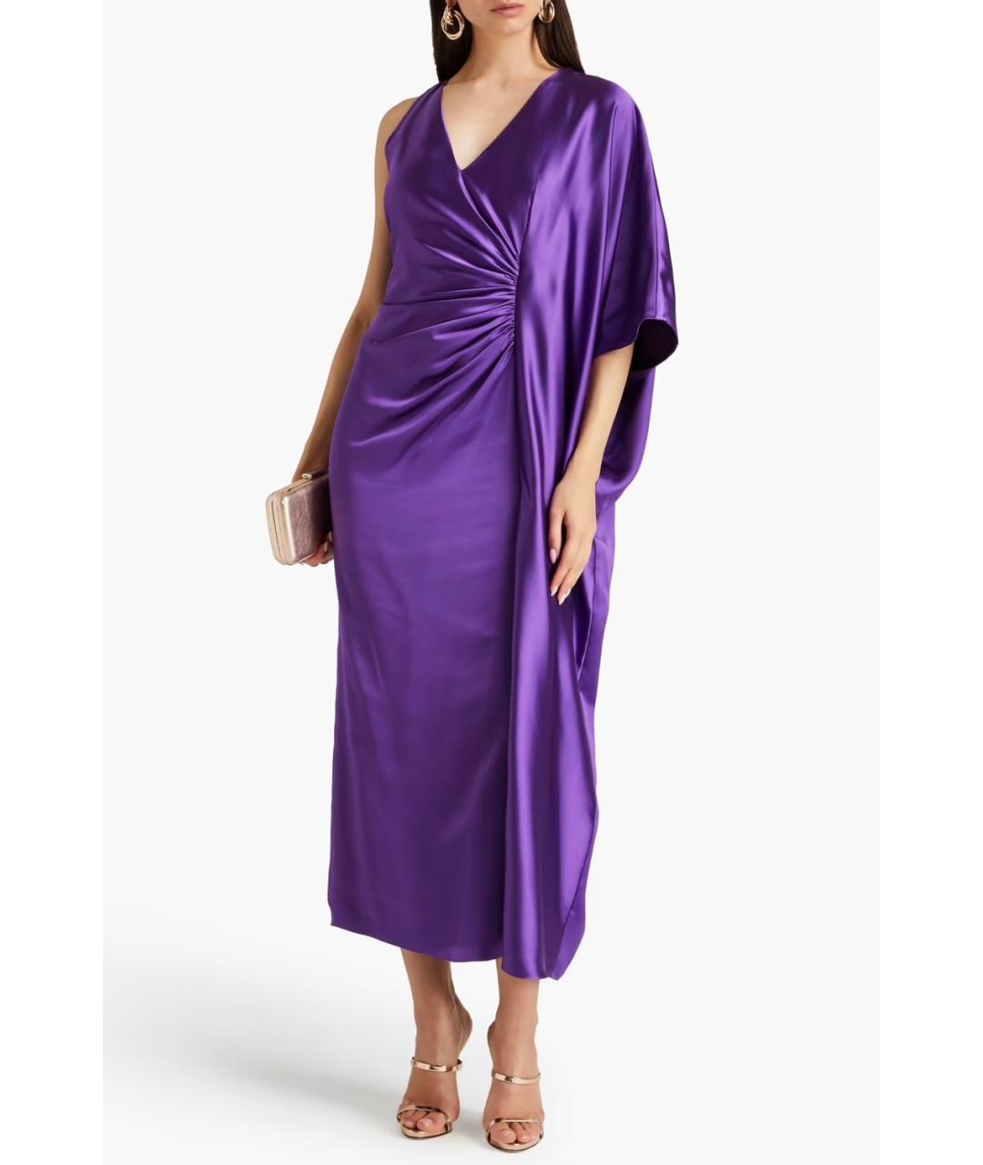 BADGLEY MISCHKA Фиолетовое коктейльное платье, фото 2