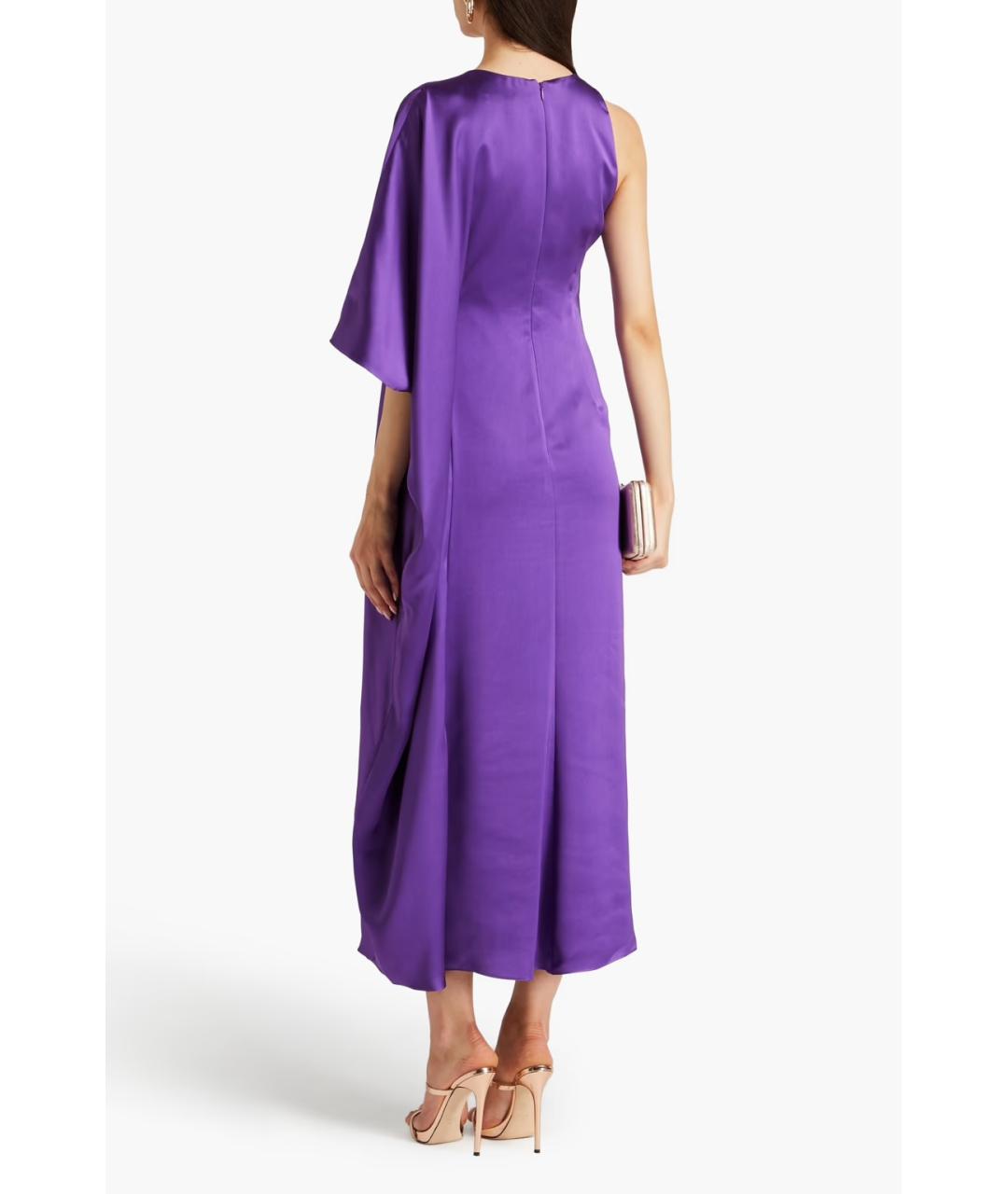 BADGLEY MISCHKA Фиолетовое коктейльное платье, фото 3