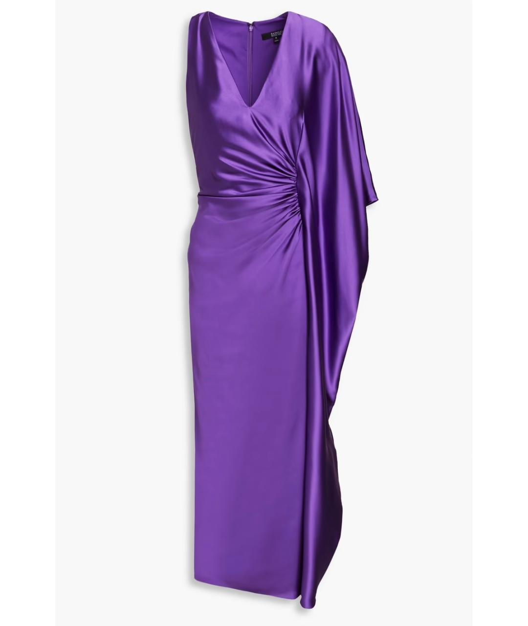 BADGLEY MISCHKA Фиолетовое коктейльное платье, фото 8