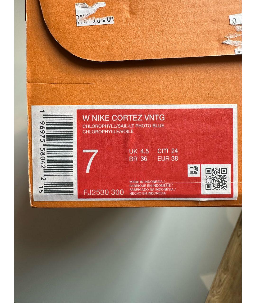 NIKE Зеленые кроссовки, фото 8