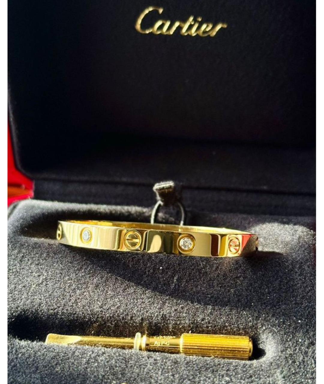 CARTIER Золотой браслет из желтого золота, фото 2