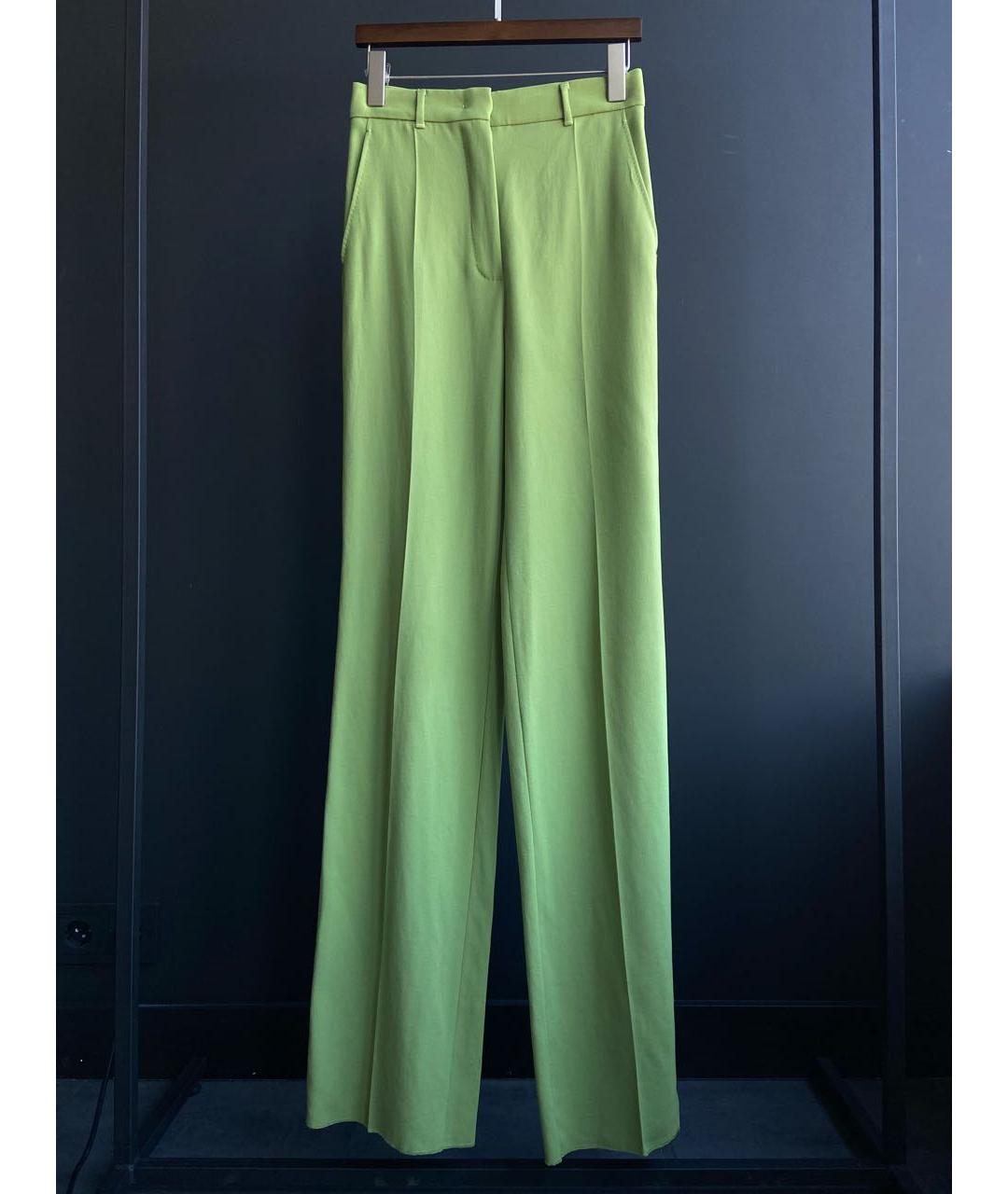 MAX MARA Зеленый шерстяной костюм с брюками, фото 2