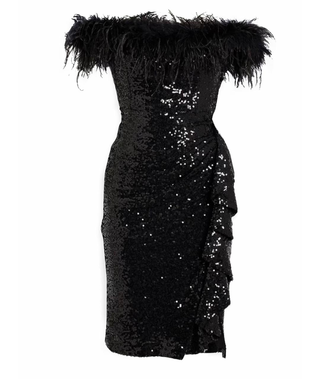BADGLEY MISCHKA Черное коктейльное платье, фото 1