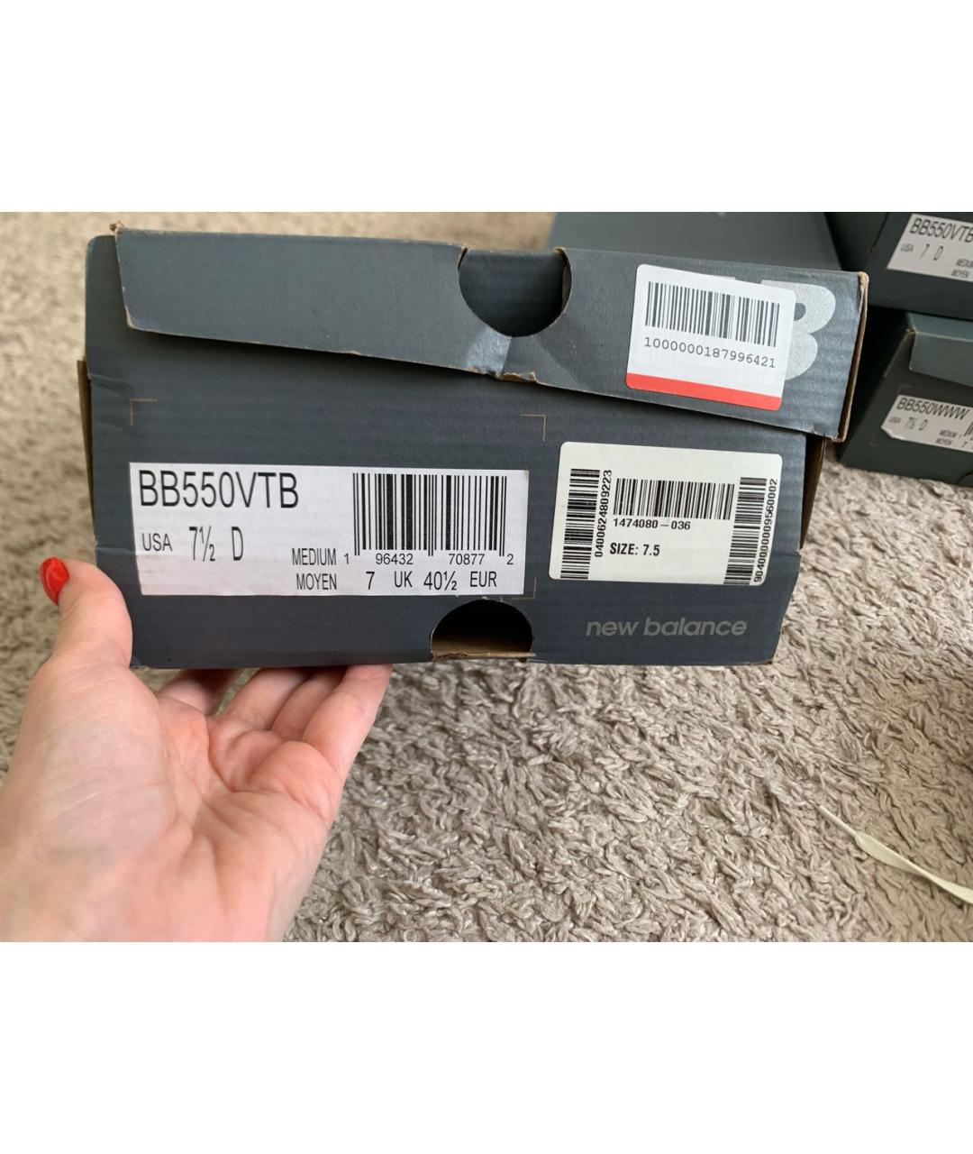NEW BALANCE Кожаные кроссовки, фото 6
