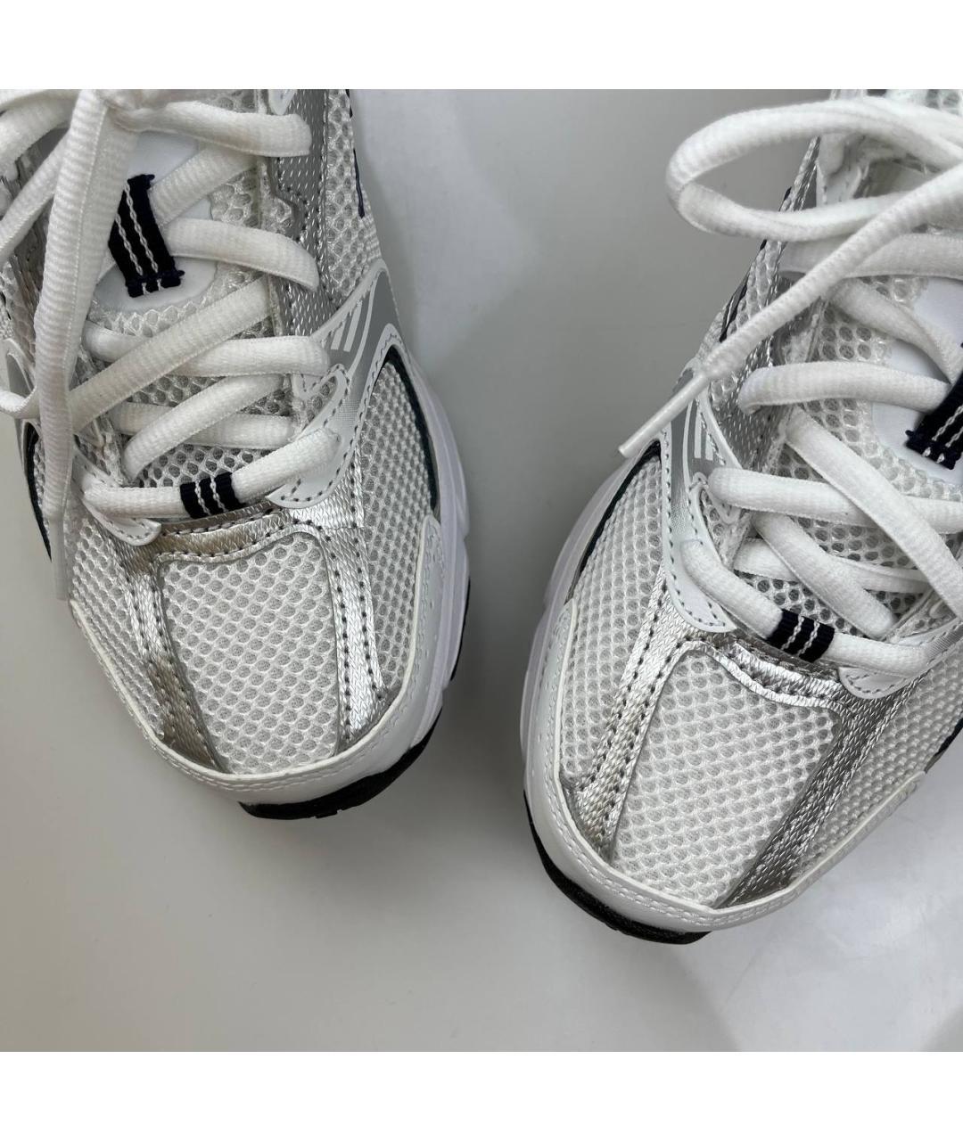 NEW BALANCE Серые текстильные низкие кроссовки / кеды, фото 5
