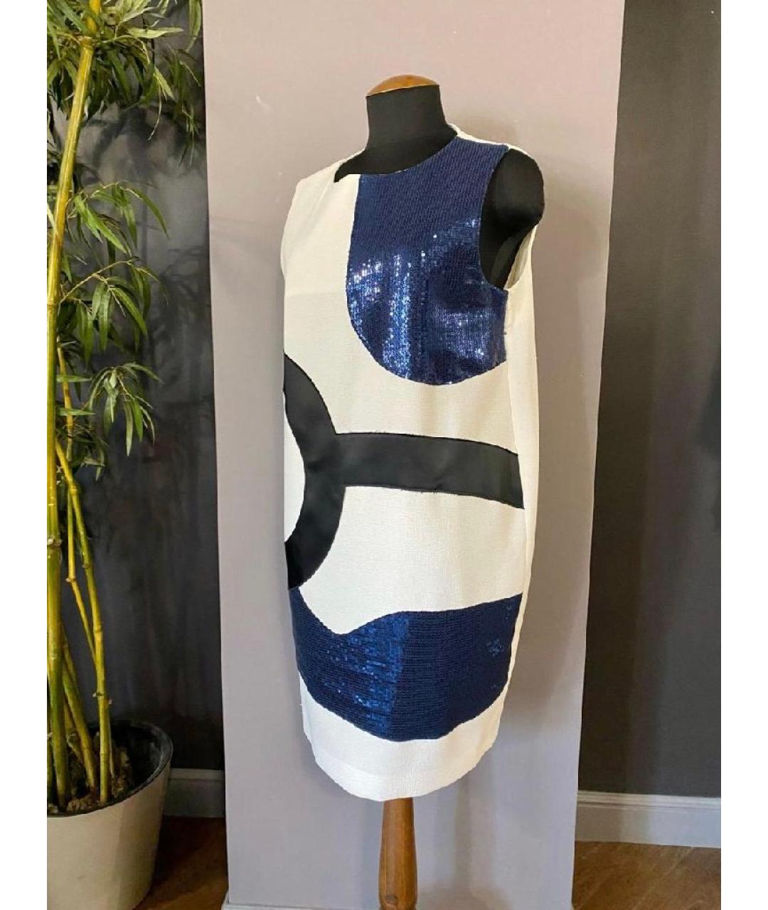 ICEBERG Белое вискозное коктейльное платье, фото 2