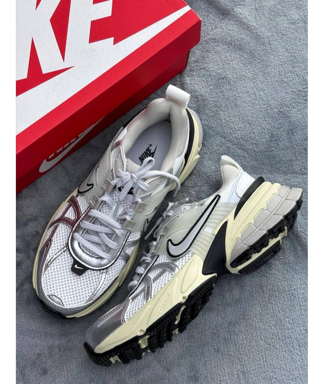 NIKE Серые текстильные кроссовки, фото 4