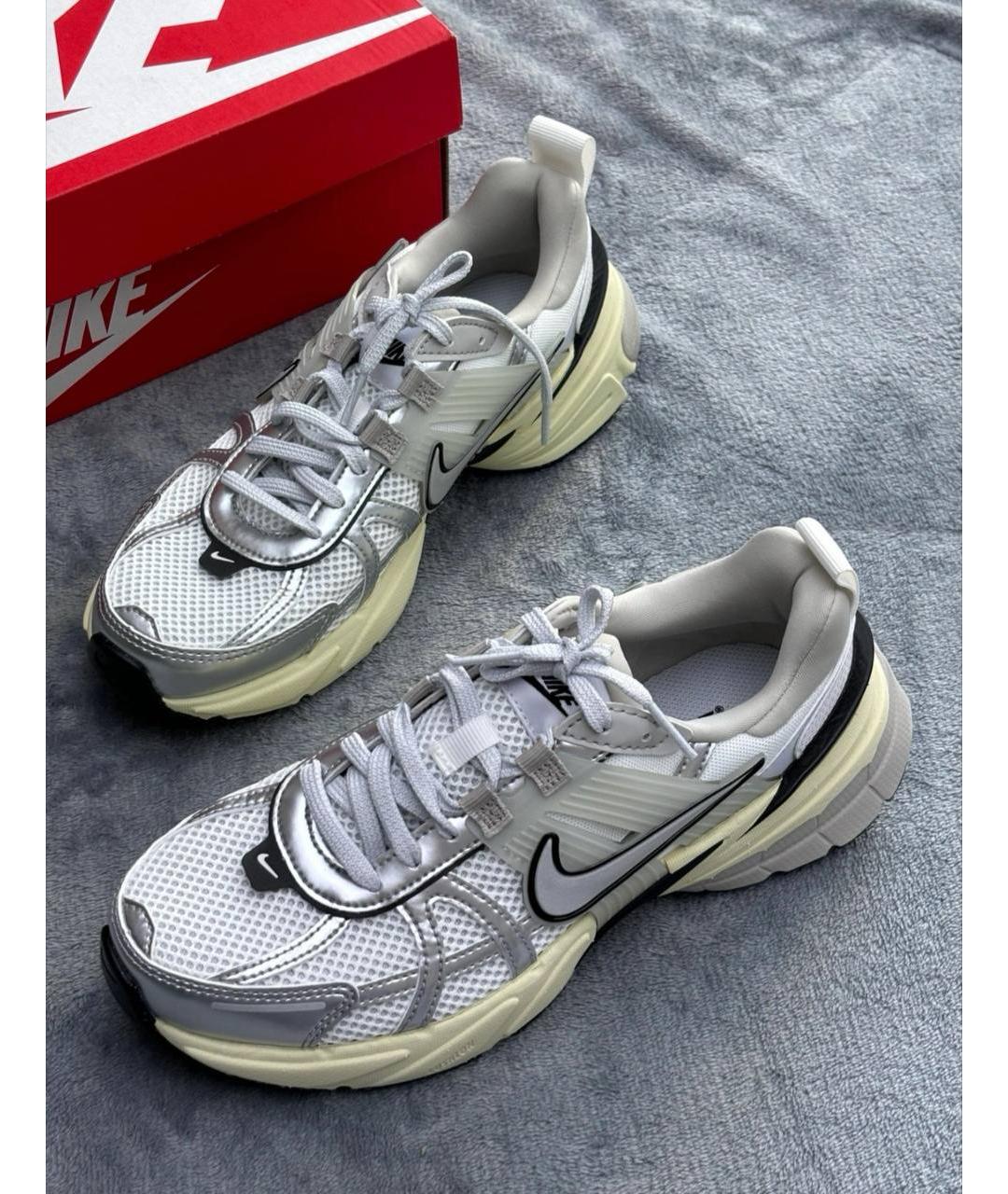 NIKE Серые текстильные кроссовки, фото 3