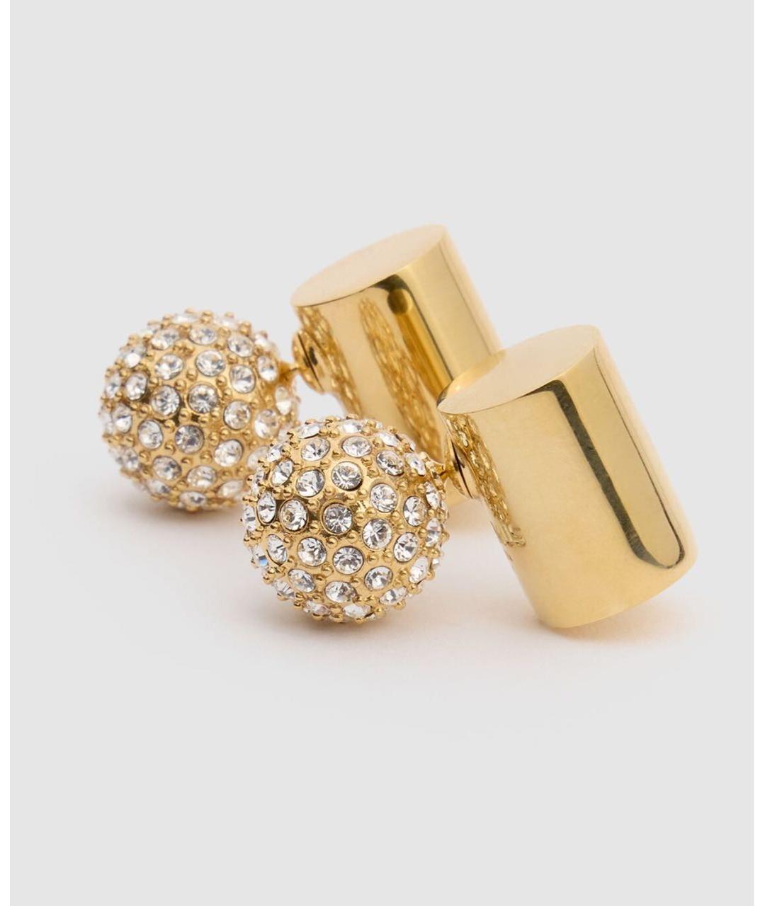 JACQUEMUS Золотые латунные серьги, фото 3