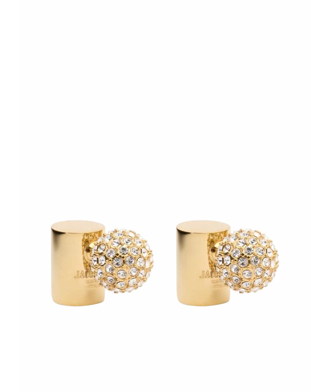 JACQUEMUS Золотые латунные серьги, фото 1