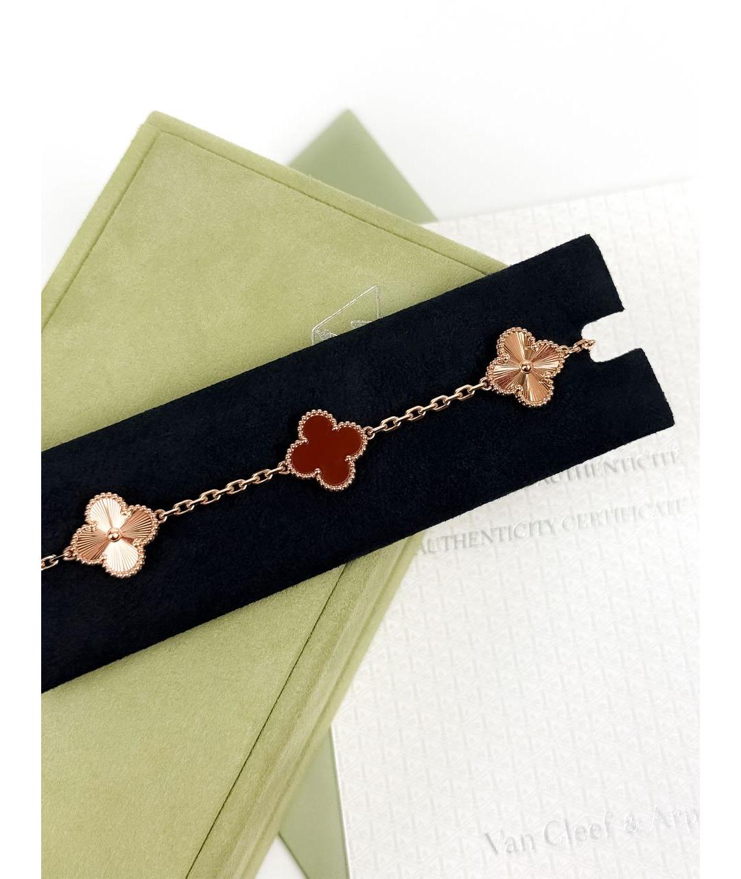 VAN CLEEF & ARPELS Красный браслет из розового золота, фото 9