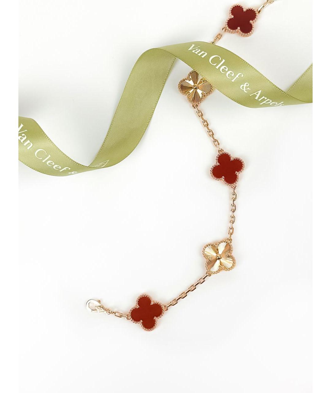 VAN CLEEF & ARPELS Красный браслет из розового золота, фото 2