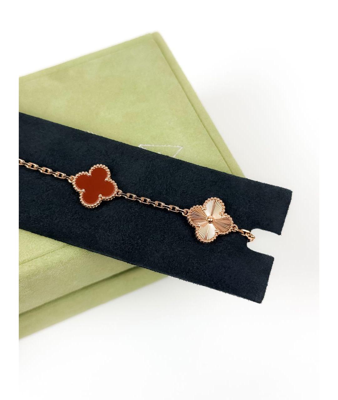 VAN CLEEF & ARPELS Красный браслет из розового золота, фото 7