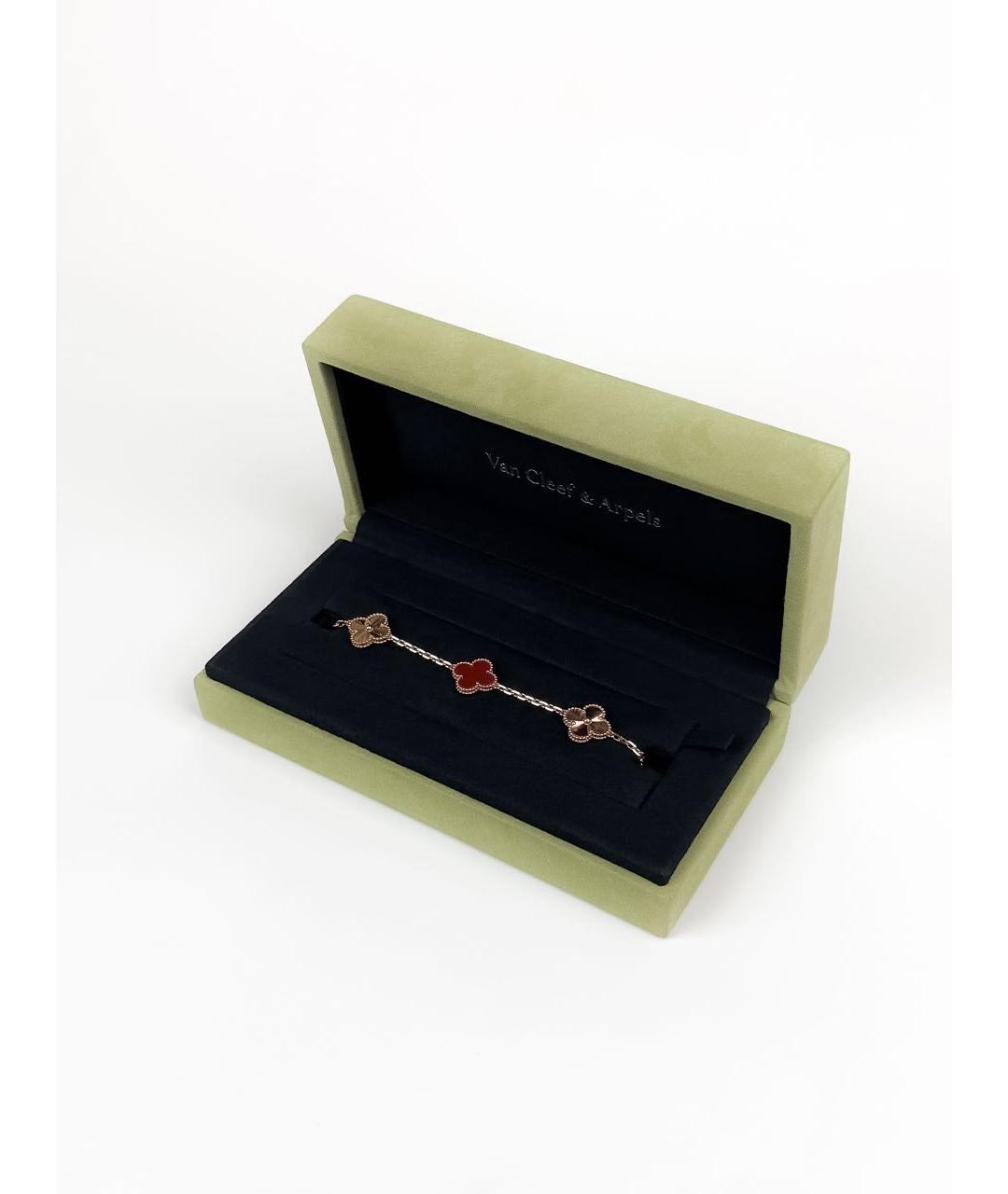 VAN CLEEF & ARPELS Красный браслет из розового золота, фото 8