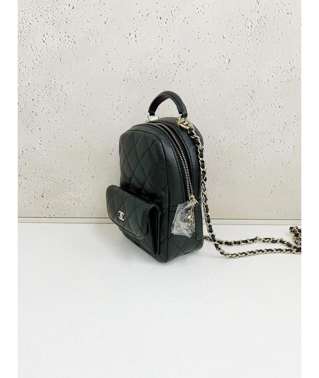 CHANEL Черная кожаная сумка через плечо, фото 4